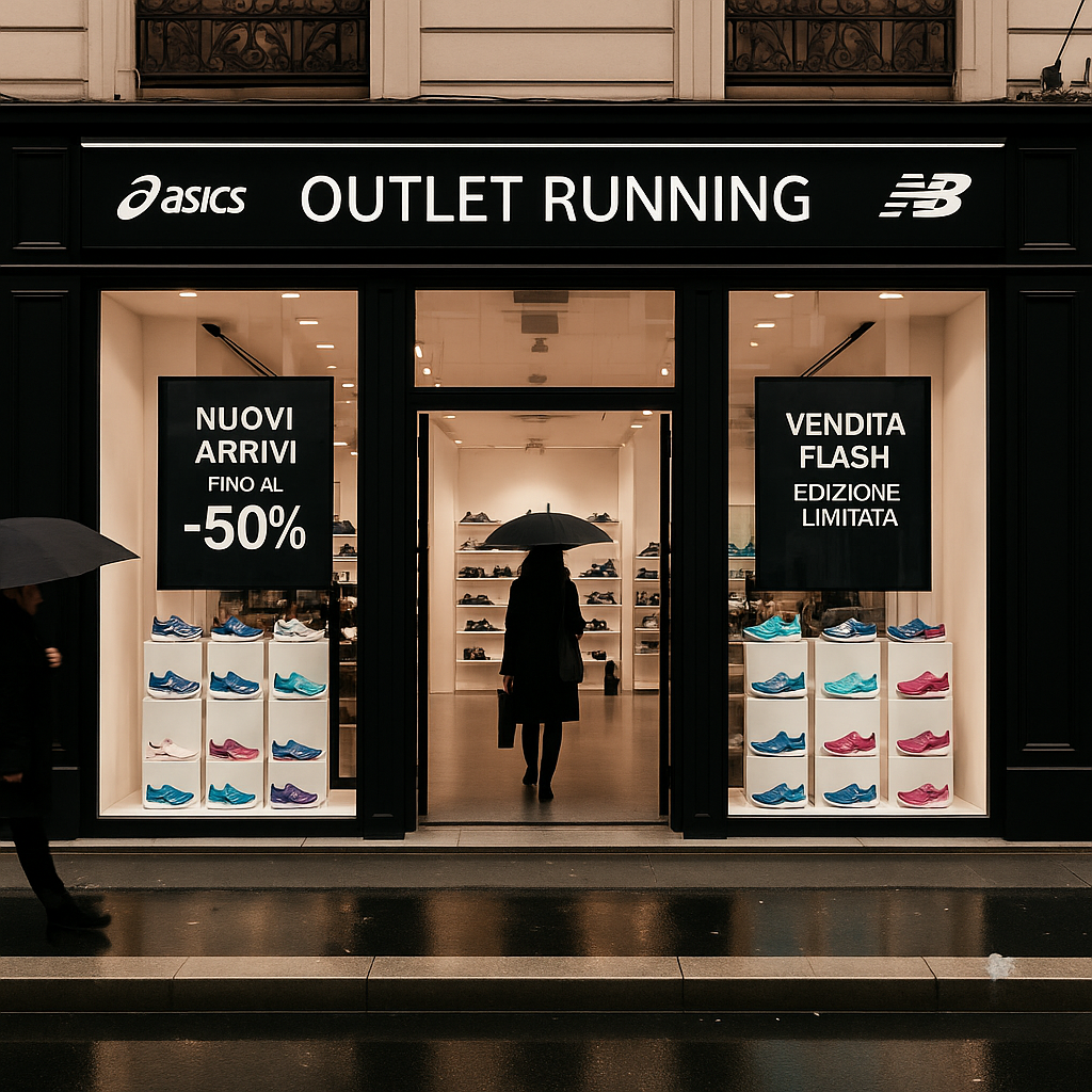 Vendite private Asics e Adidas
